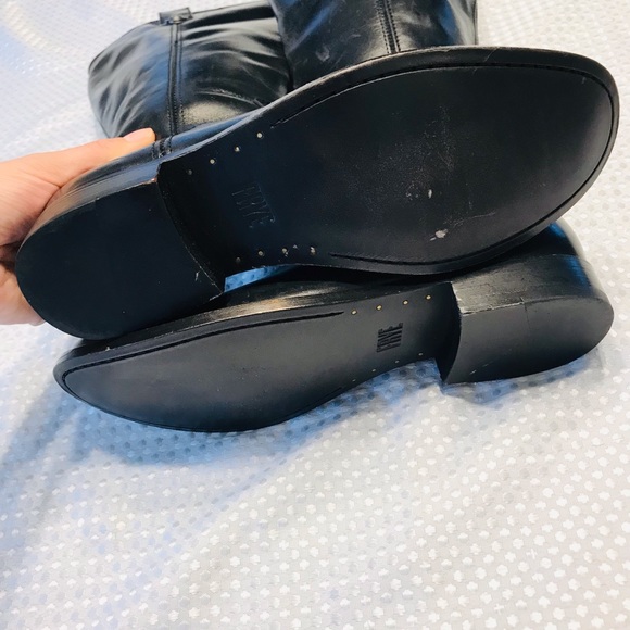 FRYE Melissa inside zip boot in black - Picture 9 of 11